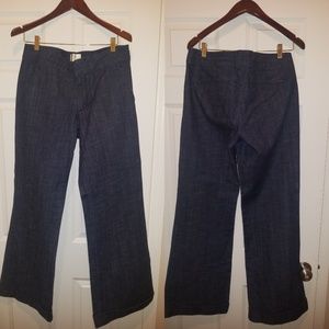 Wide leg dressy jeans